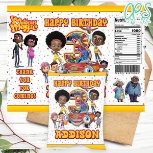 Motown magic Birthday Party Chip Bag Digital File Printable Instant Download