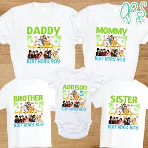 Teen beach Family Birthday PNG file template