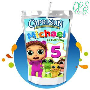 Baby joy joy Capri Sun Birthday Labels Digital File Printable Instant Download