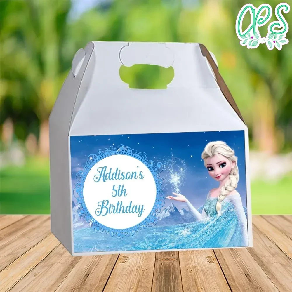 Frozen Elsa Gable Box Digital File Printable DIY | CustomPartyShirts