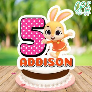 Jeni pinkfong Cake Topper Template Printable Instant Download