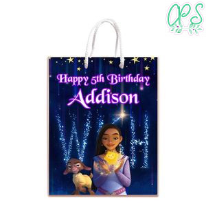 Wish Disney Gift Bag Label Template Printable Instant Download