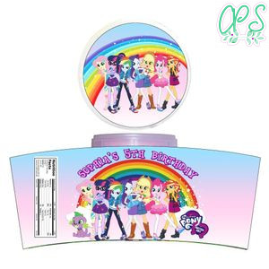 Equestria Girls Cotton Candy Label Template To Print At Home Instant Download