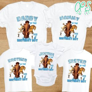 Ice Age Birthday Family Trip Vacation PNG file template