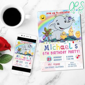Canticos Digital Invitation Customizable Template to Print at Home Instant Download