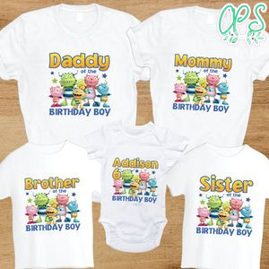 Henry Hugglemonster Family Birthday PNG file template