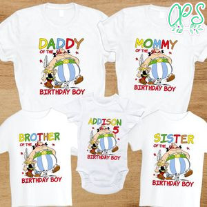 Asterix and obelix Family Birthday Party T-Shirt