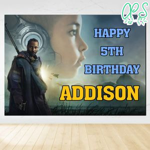 The Creator Birthday Backdrop Digital File Template Instant Download