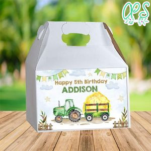 Tractor Gable Box Digital File Printable Instant Download