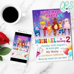 Mother Goose Club Birthday Invitation Customizable Template to Print at Home Instant Download