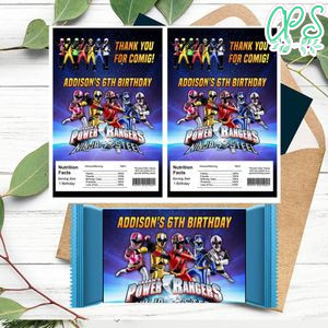 Power ranger ninja steel Rice Krispies Treats Template Printable Instant Download