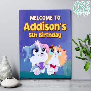 Rhyme Time Town Birthday Welcome Sign Digital File Printable Instant Download