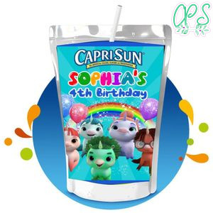 Not Quite Narwhal Capri Sun Birthday Labels Digital File Printable Instant Download