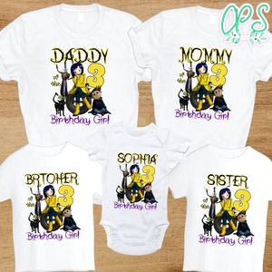 Coraline Family Birthday T-Shirt