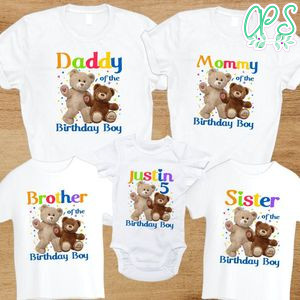 Build a bear a Family Birthday Vacation PNG file template