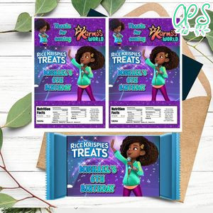 Karma's world Rice Krispies Treats Template Printable Instant Download