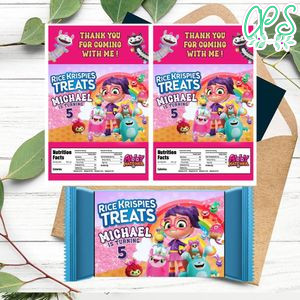 Abby Hatcher Rice Krispies Treats Template Printable Instant Download