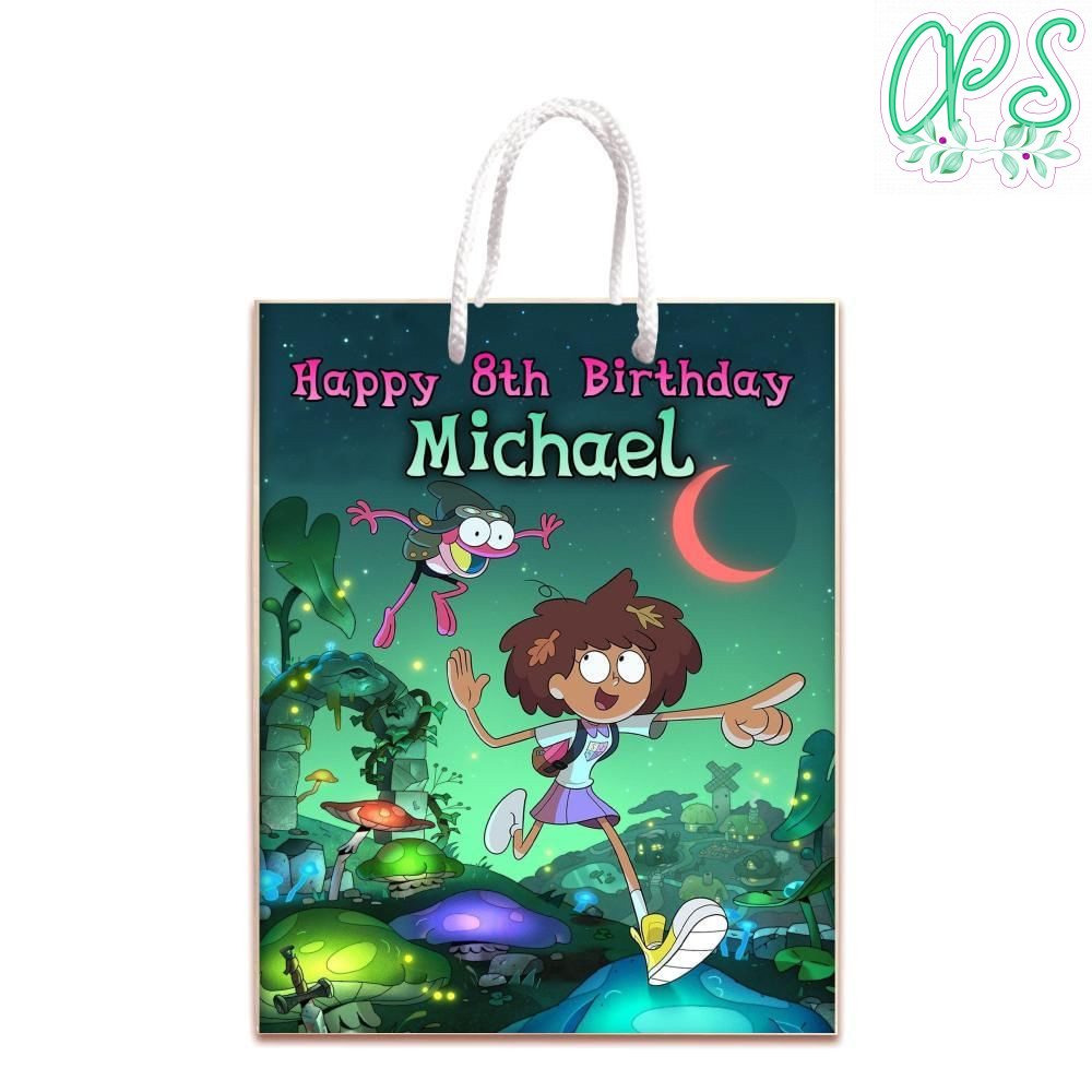 Amphibia Gift Bag Label Template Printable Instant Download