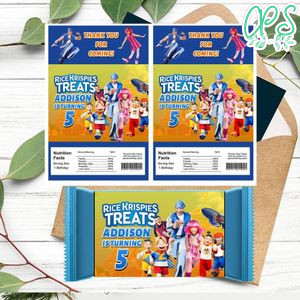 LazyTown Rice Krispies Treats Template Printable Instant Download