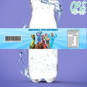Ruslan I Lyudmila Birthday Water Bottle Label Template To Print At Home Instant Download