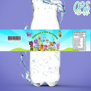 Reino Infantil Birthday Water Bottle Label Template To Print At Home Instant Download