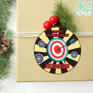 Shooting Archery Circle Sticker Template Customizable To Print At Home Instant Download