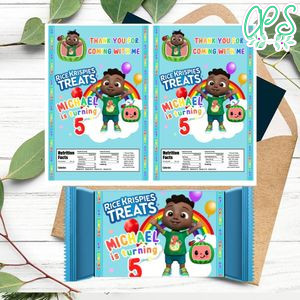 Cocomelon Cody Rice Krispies Treats Template Printable Instant Download