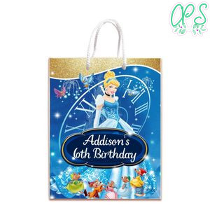 Cinderella Gift Bag Label Template Printable Instant Download