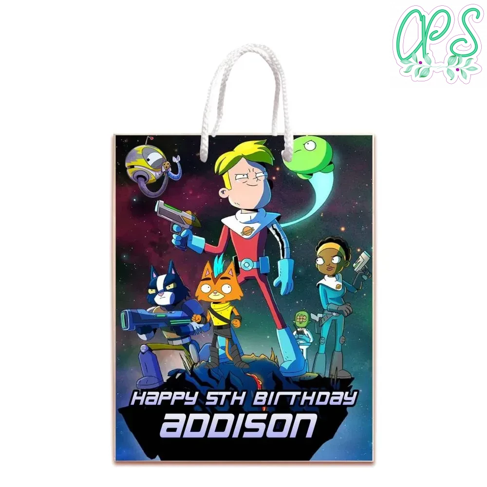 Final Space Gift Bag Label Template Printable DIY | CustomPartyShirts