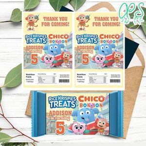 Chico bon bon Rice Krispies Treats Template Printable Instant Download