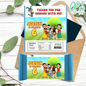 Infobells Candy bar Label Customizable Template Instant Download