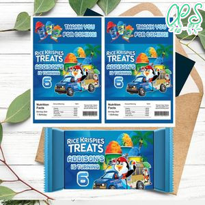 Kona ice Rice Krispies Treats Template Printable Instant Download