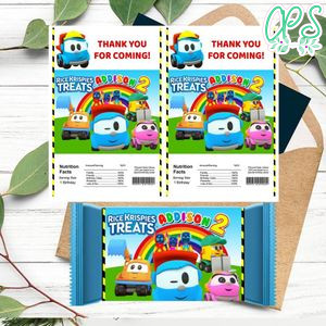 Leo the truck Rice Krispies Treats Template Printable Instant Download