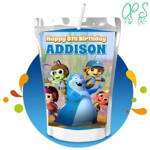 Beat bugs Capri Sun Birthday Labels Digital File Printable Instant Download