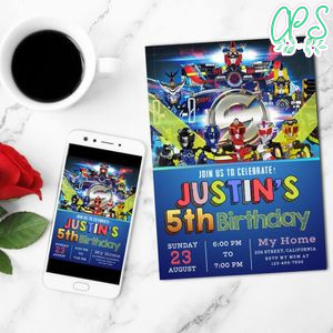 Giant Saver Birthday Invitation Customizable Template to Print at Home Instant Download