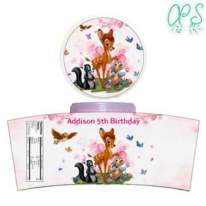 Bambi Magic World Cotton Candy Label Template To Print At Home Instant Download