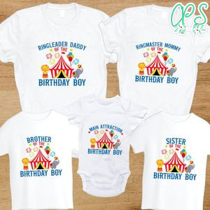 Circus Family Birthday Vacation PNG file template