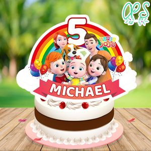 Super jojo Cake Topper Template Printable Instant Download