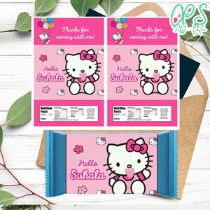 Hello Kitty Baby Shower Rice Krispies Treats Printable Instant Download