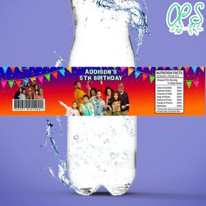 Family Reunion Birthday Water Bottle Label Template To Print At Home Instant Download