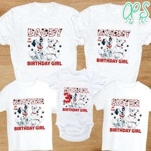 101 Dalmatians Family Birthday T-Shirt