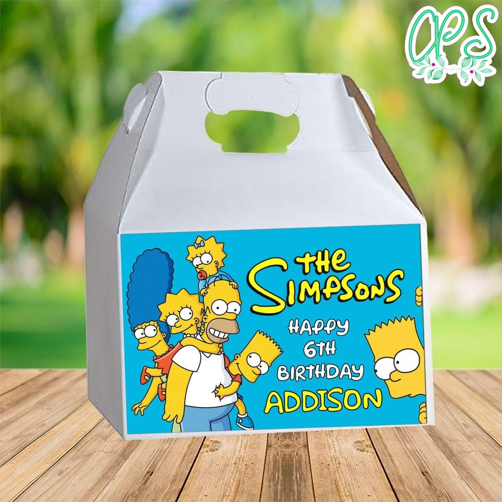 Simpson Gable Box Digital File Printable DIY | CustomPartyShirts
