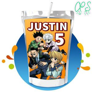 Hunter x Capri Sun Birthday Labels Digital File Printable Instant Download