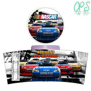 Nascar Cotton Candy Label Template To Print At Home Instant Download