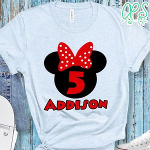 Minnie mouse Birthday PNG file template