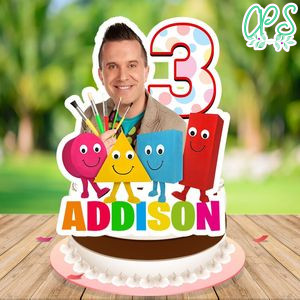 Mister Maker Birthday Cake Topper Template Printable Instant Download