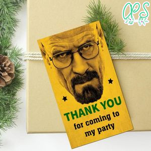 Breaking Bad Thank You Tag Customizable Template To Print At Home Instant Download
