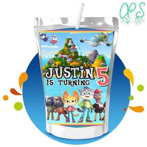 Creature Cases Capri Sun Birthday Labels Digital File Printable Instant Download