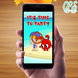 Morphle Birthday Video Invitation Digital Template Customizable Instant Download