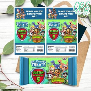 Dino rescue Rice Krispies Treats Template Printable Instant Download